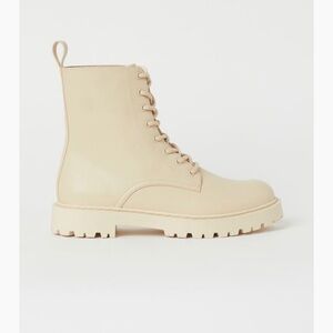 H&M Cream Ankle Boots